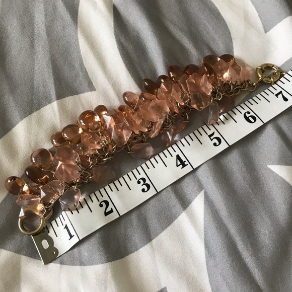 J crew beaded chain bracelet pink - Picture 6 of 6